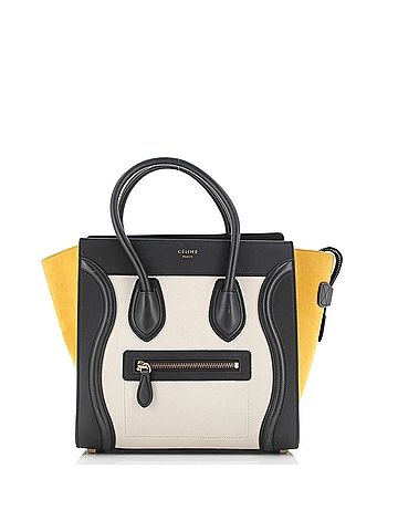 Céline Tricolor Luggage Bag Leather Micro (view 1)