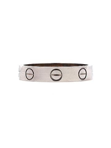 Cartier Love Wedding Band Ring 18K White Gold (view 1)