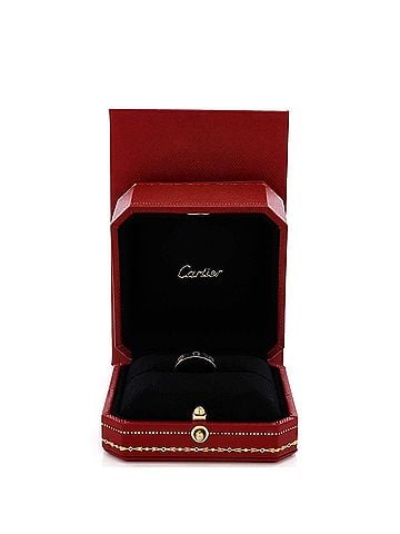 Cartier Love Wedding Band Ring 18K White Gold (view 2)