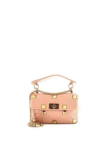 Valentino Garavani Roman Stud Flap Bag Quilted Leather Medium (view 1)