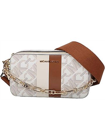 Michael Kors Jet Set Small Double Zip Camera Chain Xbody Bag (view 1)
