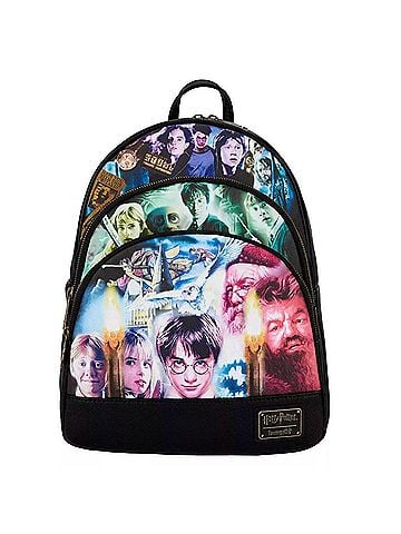 Loungefly Women's Harry Potter Trilogy Mini Backpack (view 1)