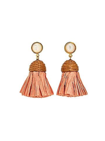 Lizzie Fortunato Women's Raffia Earrings (view 1)