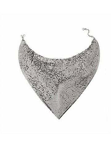 Whiting & Davis Turner Mesh Bib Necklace (view 1)