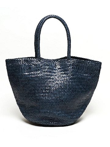 Laggo South Beach Woven Leather Tote Bag (view 1)