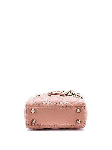Christian Dior Lady Dior Bag Cannage Quilt Lambskin Micro (view 2)