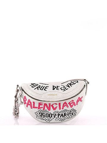 Balenciaga Graffiti Souvenir Belt Bag Leather XXS (view 1)