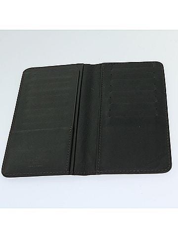 Louis Vuitton Porte Carte Credit Bifold Black Leather Wallet (view 2)