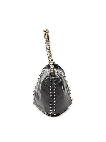 Christian Louboutin Elixira Spiked Zip Chain Hobo  (view 2)