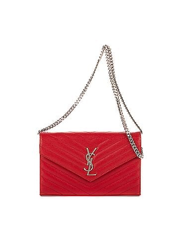 Yves Saint Laurent Wallet on Chain  (view 1)
