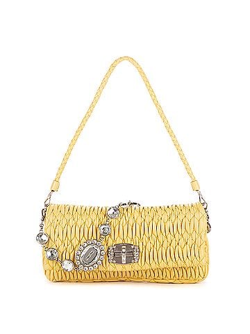 Miu Miu Iconic Crystal Cloqué Bag Medium (view 1)