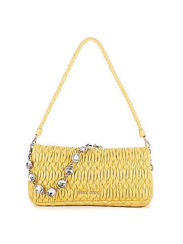 Miu Miu Iconic Crystal Cloqué Bag Medium (view 2)