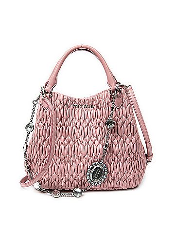 Miu Miu Crystal Cloque Tote  (view 1)
