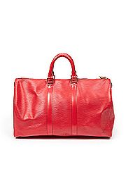 Louis Vuitton Leather Weekender