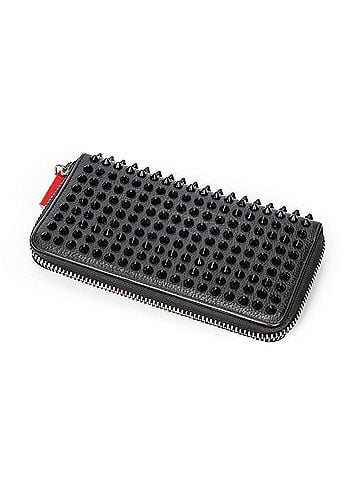 Christian Louboutin Studded Zip Around Wallet  (view 1)