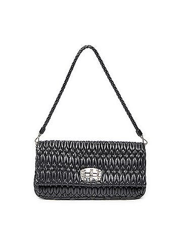 Miu Miu Small Crystal Chain Flap Clutch  (view 1)