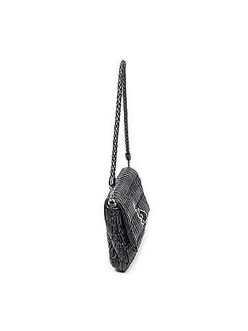 Miu Miu Small Crystal Chain Flap Clutch  (view 2)