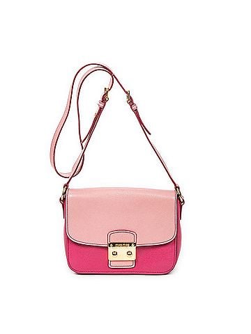 Miu Miu Bicolor Push Lock Flap Crossbody  (view 1)