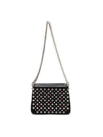 Christian Louboutin Small Pearl Studded Triloubi Chain  (view 1)