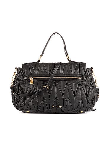 Miu Miu Large Flap Satchel  (view 2)