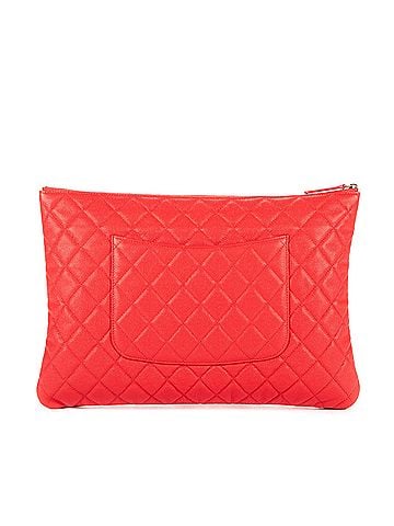Chanel Logo Zip Clutch  (view 2)