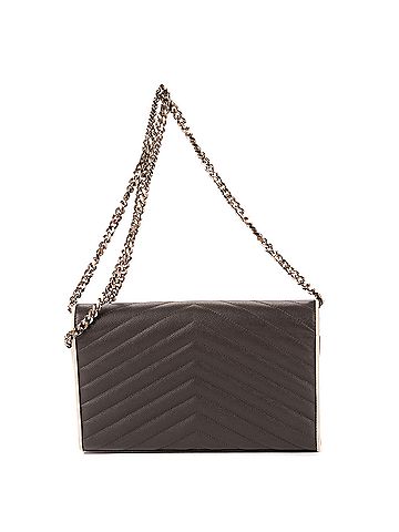 Yves Saint Laurent Cassandre Enveloppe Chain Wallet  (view 2)