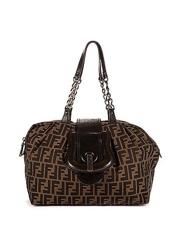 Fendi Vintage B Buckle Dome Chain Tote  (view 1)