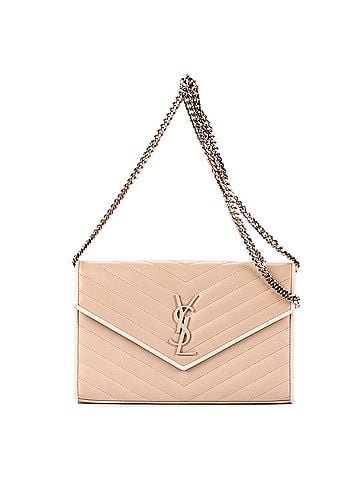 Yves Saint Laurent Cassandre Enveloppe Chain Wallet  (view 1)