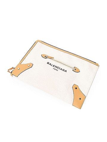 Balenciaga Logo Zip Clutch  (view 1)