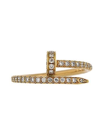 Cartier Juste un Clou Paved Ring 18K Yellow Gold with Diamonds Small (view 1)