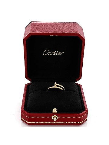 Cartier Juste un Clou Paved Ring 18K Yellow Gold with Diamonds Small (view 2)