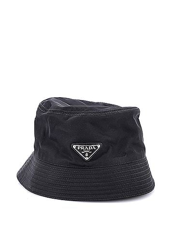 Prada Logo Bucket Hat Printed Re-Nylon (view 1)
