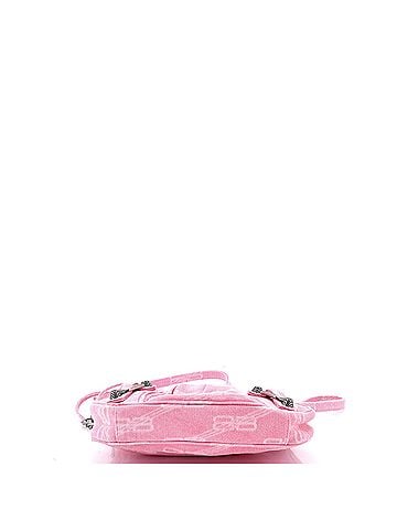 Balenciaga Le Cagole Giant Studs Shoulder Bag BB Monogram Denim Mini (view 2)