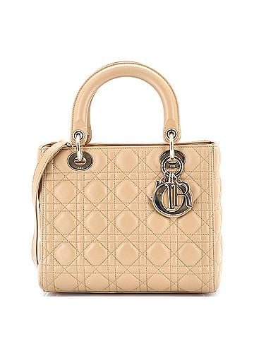 Christian Dior Lady Dior Bag Cannage Quilt Lambskin Medium (view 1)