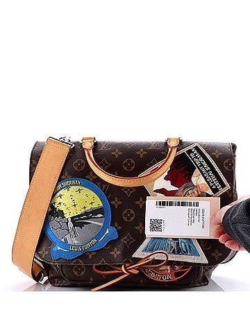 Louis Vuitton Cindy Sherman Camera Messenger Bag Patch Embellished Monogram Canvas (view 1)