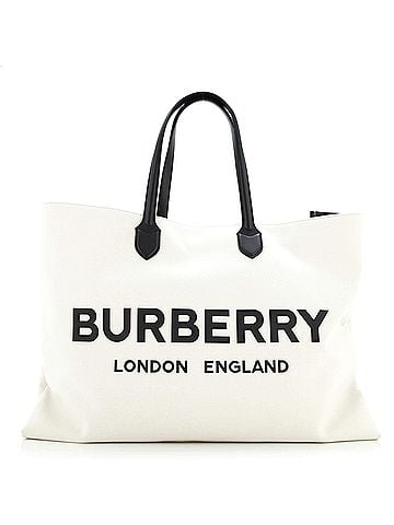 Burberry Lewes Logo Tote Canvas XL (view 1)