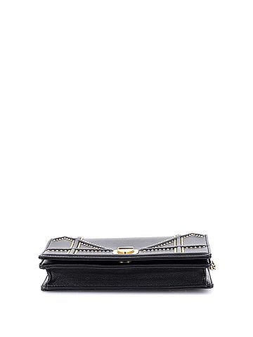 Christian Dior Diorama Wallet on Chain Studded Leather (view 2)