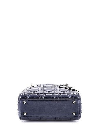 Christian Dior Lady Dior Chain Bag Cannage Quilt Lambskin Mini (view 2)
