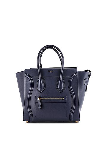 Céline Luggage Bag Smooth Leather Micro (view 1)