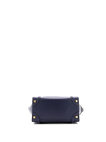 Céline Luggage Bag Smooth Leather Micro (view 2)