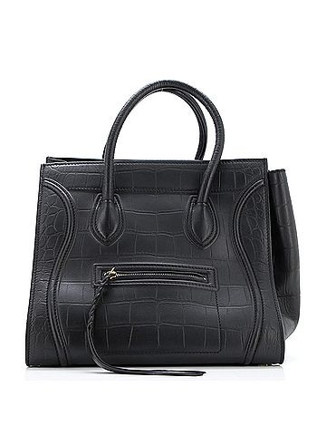 Céline Phantom Bag Crocodile Embossed Leather Medium (view 1)