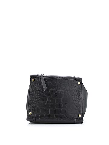 Céline Phantom Bag Crocodile Embossed Leather Medium (view 2)