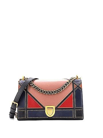 Christian Dior Diorama Flap Bag Studded Leather Medium (view 1)