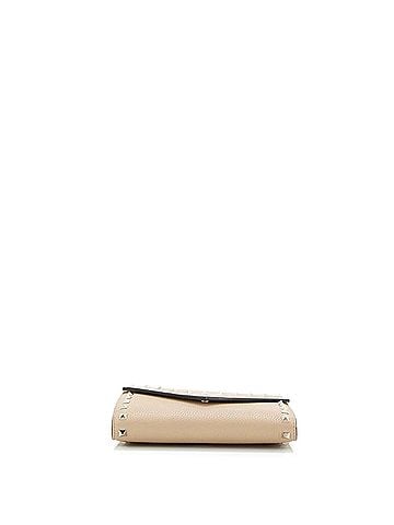 Valentino Garavani Rockstud Envelope Chain Wallet Leather (view 2)