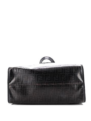 Fendi FF Logo Stamp Tote Zucca Coated Canvas Large (view 2)