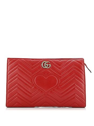 Gucci GG Marmont Clutch Matelasse Leather (view 1)