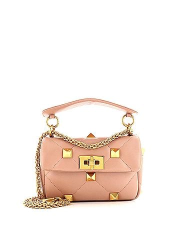 Valentino Garavani Roman Stud Flap Bag Quilted Leather Small (view 1)