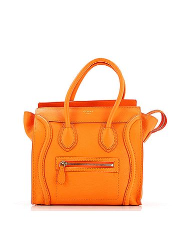 Céline Luggage Bag Grainy Leather Micro (view 1)