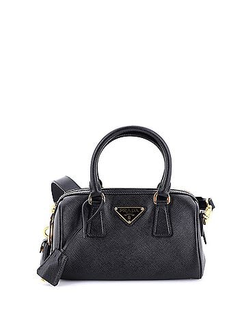 Prada Lux Convertible Boston Bag Saffiano Leather Small (view 1)