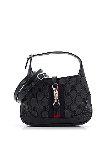 Balenciaga x Gucci The Hacker Project Jackie 1961 Hobo BB Canvas Mini (view 1)